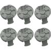 StarRing Confezione da 3/6 coperture per bobine per decespugliatore Bosch, per EasyGrassCut 18V-230.18V-26.18V-260.23.26 F016F05800, tappi di ricambio per bobine (6 pezzi)