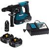 Makita Tassellatore DHR243ZJ 18V SDS-Plus 2,0J BRUSHLESS 3 Funzioni 2x5Ah MAKPAC