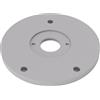 PRIWAS Piastra di base/adattatore versione XL per manicotti di copia, adatta per unità di immersione Bosch AdvancedTrimRouter 18 V-8, piastra scorrevole ingrandita adatta per fresatrici Bosch