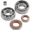 UYTGFO Adatto for Stihl 036 MS340 034 Super Pro Motosega Motore Ricambio 11250302001 MS360 48mm Kit Cuscinetto a Sfere Guarnizione Olio Anello Pistone(Ball Bearing Kit)