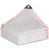 Generic Rete Telo Ombra Bianco,Tenda da Sole per Esterno,Tenda A Vela Parasole Rettangolare,Vela Ombreggiante 3x4 4x4 3x3 3x5 5x5 2x3 3x3 2x2 3x4,Traspirante Vela Parasole per Giardino(White,3x5m)
