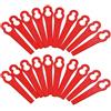 Chuancheng Lidl IAN 311046 - Lama in plastica per decespugliatore a batteria Parkside, PRTA 20-Li A1, 20 pezzi