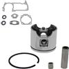 UYTGFO Adatto for HUSQVARNA 51 50 55 for motosega Rancher Parti di ricambio 503608171 Kit cuscinetto guarnizione completa anello pistone da 45 mm e 46 mm(Kit H55)