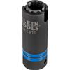 Klein Tools 66031 - Bussola a percussione 3 in 1, 12 punti, a molla coassiale, dimensioni esagonali da 3/4 e 9/16, attacco da 1/2