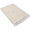 Tata Home Tenda da Sole da Esterno per Balcone in Tessuto Resistente Misura cm 200x295 in 100% Poliestere con Anelli Dis. 5 BEIGE