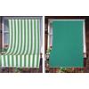 Home Tresor - Tenda da Sole a Caduta | Tenda da sole per Balconi in Tessuto Resistente per Esterno, 100% Poliestere, Misura cm. 140 x 300, col. Verde (Tinta Unita)
