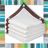 SDLLG Rete ombreggiante con occhielli, da giardino, bianco, 2,5 x 3 m, effetto ombreggiante al 90%, in HDPE, traspirante, rinfrescante, protezione dai raggi UV, per balcone