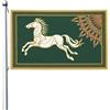 Generic Bandiera Da Giardino The Kingdom Of Rohan Bandiere Decorative Durevole Bandiera Da Cortile Antivento Garden Flag Per Celebrazioni Festival Feste 90X152CM