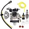 Generic Carburatore con filtro benzina per 23 ccm 25 ccm 26 ccm Einhell AL-KO Atika Tarus Timbertech Rotfusch decespugliatore a benzina