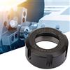 Aolidsive Dado di Serraggio ER32UM, Acciaio Al Carbonio, Forte Potere di Tenuta, Design Leggero, per Fresatura CNC, Compatibile con Portautensili ER40 ER32 ER25 (ER32UM)