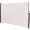 CLP Divisorio Paravento Da Esterno I Separè Ambienti I Parete Separatoria Copertura Raggi UV, Colore:crema, Dimensione:180x300 cm
