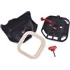 Lagomloot Gruppo filtro aria con coperchio, compatibile con decespugliatore Zenoah G26LS 25.4CC motore a 2 tempi, parte di ricambio stabile