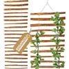 BOGATECO Griglia per traliccio in nocciola per piante rampicanti, 50 x 200 cm, colore marrone, ideale per giardino, balcone e terrazzo, protezione da sguardi indiscreti, 2 misure a scelta