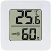 Quzente Misuratore di umidità della Temperatura, Mini Igrometro per Interni Misuratore di umidità del Monitor della Temperatura, Termometro Igrometro Digitale LCD per Ufficio Domestico
