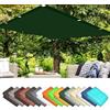 CHENGTT Tenda da Vela Parasole Impermeabile 3 x 5 m Impermeabile/Antivento/Protezione UV Vela Solare Rete Ombreggiante con Occhielli e Fascetta per Terrazza Giardino, Verde Scuro
