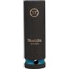 Makita E-16477 Impact Black - Noce a percussione 1/2 SW17 lunga, cromo-molibdeno, lunghezza 81,5 mm, 1 pezzo
