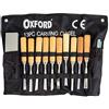 TANIASHOP Kit da 13 Pezzi Sgorbie Scalpelli per Legno Professionale per Falegnami Scalpelli per Intaglio del Legno con 3 Pietre per Affilare con Custodia