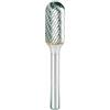 RHODIUS Topline - Punta per fresa in metallo duro, forma C HF C TOP, 12,7 x 25,0 x 6,0 x 70, misura: 1