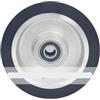 Generico Compatibile for 1 pezzo Dia.150mm * 50mm Ruota in gomma Smerigliatrice a nastro Contatto tenditore attivo 6 x2 Parte levigatrice(P150x50mm6202 15.875,70A common)
