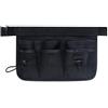 GSXLZ Oxford Stoffa Holder Bagagli Vita Valigia Attrezzi da Giardino Pulizia della casa Multifunzionale Grembiule Multitasche cacciavite Cintura Regolabile Cintura Porta Attrezzi (Color : Black)