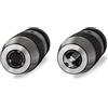 OPPWONG Mandrino Autoserrante, Mandrino per Trapano in Acciaio, Albero MT2 B16 con Supporto MK2, Ideale per Foratura e Tornio, 1-16 Mm (BLACK)