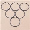 DORFEY Kit di fasce elastiche for pistone da 4/6 pezzi da 38 mm x 1,5 mm, adatto for H-u-s-q-v-a-r-n-a 36 136 137 141 142 235P 235R 232L 240RJ 240RBD, motosega, decespugliatore e tagliabordi.(6PCS)