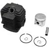 GXAOeUX Adatto for TH48 TH43 Kbl48 KBH48 TH430 KBH43A Rasaerba Kit cilindro pistone 41,5 mm 44 mm(Th43 41.5mm)