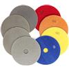 HOMESOM Disco abrasivo diamantato da 17,8 cm, elettorale, per smerigliatura di vetro, metallo, pietra (4 pezzi)