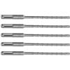 FTVOGUE Punta per Trapano a Martello 2 Punta in Carburo di Flauto per Muratura in Cemento in Pietra in Mattoni, Compatibile con, 5 Pezzi di Lunghezza 160 Mm (6MM)