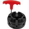 RainWeel Mandrino autocentrante a 4 ganasce Ø 100 mm 4 ganasce mandrino M33 + adattatore filettato M18