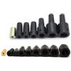 ERNZI B10 B12 Mandrino di Biella Manicotto di Rame Acciaio Accoppiamento Conico Buttom Foro 3.17mm 4mm 5mm 6mm8mm for Trapano macchina (Color : B12 12mm)