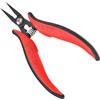 Hakko CHP PN-5004 Heavy Duty - Nose corte, piatto esterno, bordo liscio, lunghezza jaw, larghezza 5 mm, spessore 3 mm, acciaio di spessore di 3 mm