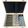 YAOBAO Set Di 6 Scalpelli Per Legno Per Utensili Per La Lavorazione Del Legno, Utensili Per Intaglio Del Legno, Scalpelli Da Banco Con Bordo Smussato, Con Pietra Per Affilare E Dispositivo