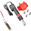 CCZRD Stazione Di Saldatura For Micro Rilavorazione Con Pistola Ad Aria Calda LCD Digitale Asciugacapelli For 750W Termica Strumenti Riparazione For Riscaldamento rapido(8208 heat gun2)