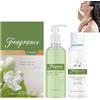homomdy Gel doccia e shampoo al gelsomino con olio di siero al gelsomino,deterge in profondità capelli e pelle,preserva l'idratazione della pelle,rinfresca, non unge, idrata, nutre e rinforza i capelli (1pcs)