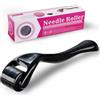 Zebrlan Derma-roller Capelli Viso Microneedling 540-Aghi Titanio Hair Micro-Ago Roller Derma Rullo Microneedle Uomo Donna Per Perdita Capelli Cicatrici Acne Smagliature (0.75mm)