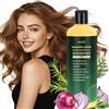 RILSIC 500ML Shampoo Rosmarino & Cipolla, Rosemary Shampoo, Naturale, Addensante e Rinforzante con Cheratina Idrolizzata per Donna Uomo Capelli Diradati/Grassi/Perdita di Capelli (Green)