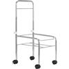 Activeshop - Vasca da bagno cromata su ruote