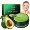HOSSOM 60 Maschera occhi idratante all'avocado, Pach Occhi per Borse E Occhiaie, Patch Occhi Collagene, Anti Rughe, Rimuovi Borse e Puffiness, Idrata Anti-Età, Migliora e Rassoda la Pelle degli Occhi