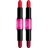 NYX Professional Makeup Blush Wonderstick Tonalità 05 Bright Amber + Fuschia a Doppia Punta Dona Colore Scolpisce Formula Vegana Cremosa e Versatile con Acido Ialuronico - 2 Fard da 8g