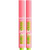 NYX Professional Makeup Fat Oil Slick Click Balsamo Labbra Tonalità 02 Clout Colorato Idratante Effetto Lucido a Lunga Tenuta 12h con Olio di Avocado Lampone e Camemoro - 2 Balsami Labbra