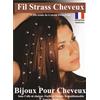 FRANCE HAIR BEAUTE FILO PER CAPELLI CON STRASS BIANCHI E CRISTALLINI. 4 FILI DI NYLON TRASPARENTI PER KIT. 6 CRISTALLI VERI PER FILO. Lunghezza 25 cm. Incollaggio a freddo senza colla. Riposizionabile.