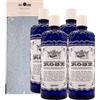 FEI FAN Tonico Rinfrescante ACQUA DISTILLATA ALLE ROSE 300ml (4 Flaconi) + Fascia Per Capelli (Colori Assortiti)