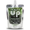Pop Italy Crazy Up Maschera Colorante Senza Ammoniaca Semipermanente per Capelli - 200 ml (Verde)