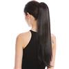WIG ME UP - YZF-1094S-3 Toupet Coda di cavallo Fermacapelli a pettine e Fascette 63 cm Lisci Castano scuro