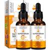 P-Beauty Cosmetic Accessories P-Beauty Vitamina C Plus Siero per viso con 20% vitamina C, retinolo, niacinamide e acido ialuronico - siero viso per riduzione delle rughe, macchie di pigmento Glow - cura principale siero rassodante