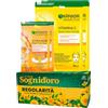 Eurocali Routine Relax Tisana Star Sognid'oro Regolarità con Senna e Tarassaco Confezione da 20 Filtri + 2 Maschere Garnier Contorno Occhi SkinActive Hydra Bomb Anti-fatica + 2 Maschere Viso Monouso Idratanti
