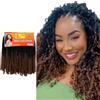 Ser Mulher NINA SOFT DREAD LOCK - Extensions Dreads per crochet braids removibili 35cm 360gr (T-27 Castano Degradee)