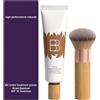 Generico BB Blur Tinted Moisturizer, protezione solare SPF 30, primer colorato BB Cream con pennello, lozione idratante per donne, idrata e leviga la pelle, copertura media, ampio spettro, illumina il trucco