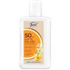JUST International Just Latte Solare SPF 50, Alta Protezione UVA/UVB/IR, con Stella Alpina e Physalis, Resistente all'Acqua, Made in Switzerland